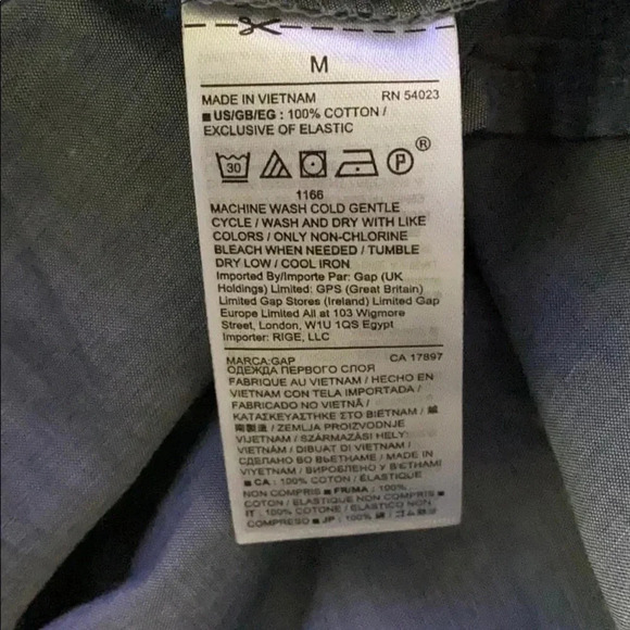 Gap Longsleeve high ruffle neck  top blouse M - Picture 9 of 10